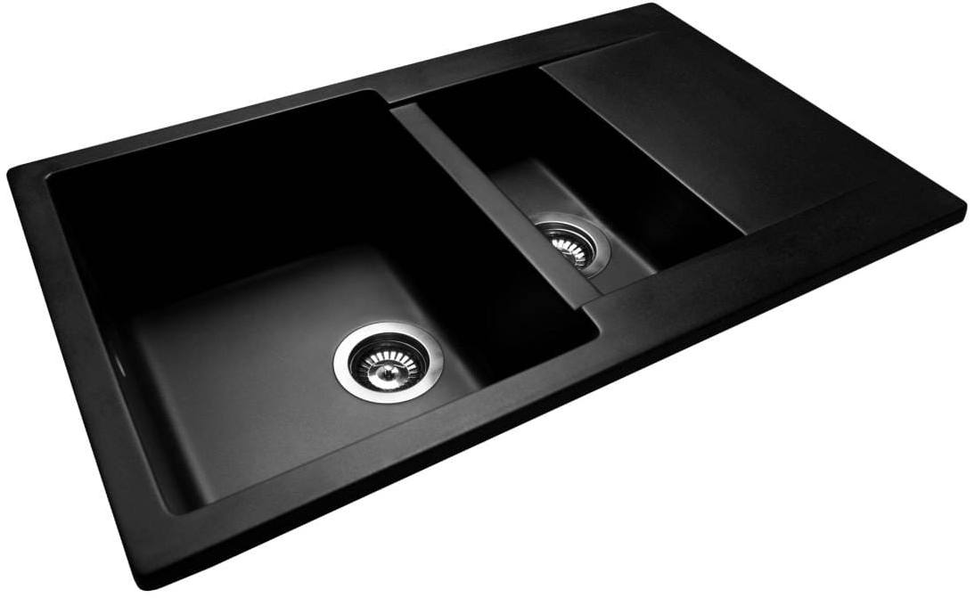 Кухонна мийка Miraggio Lapas Black ціна 7917 грн - фотографія 2