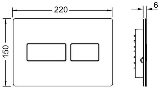 TECE Solid (9240416) Габаритные размеры