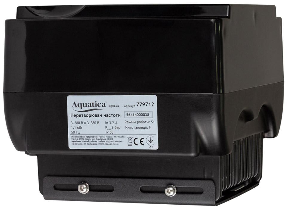 в продажу Перетворювач частоти Aquatica до 1.1кВт з датчиком тиску AVF-1.1ТL (779712) - фото 3