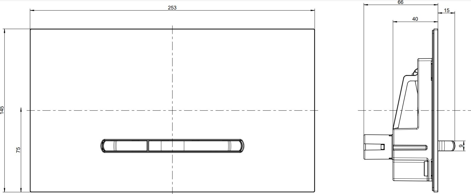 Villeroy&Boch ViConnect E300 (92218061) Габаритные размеры