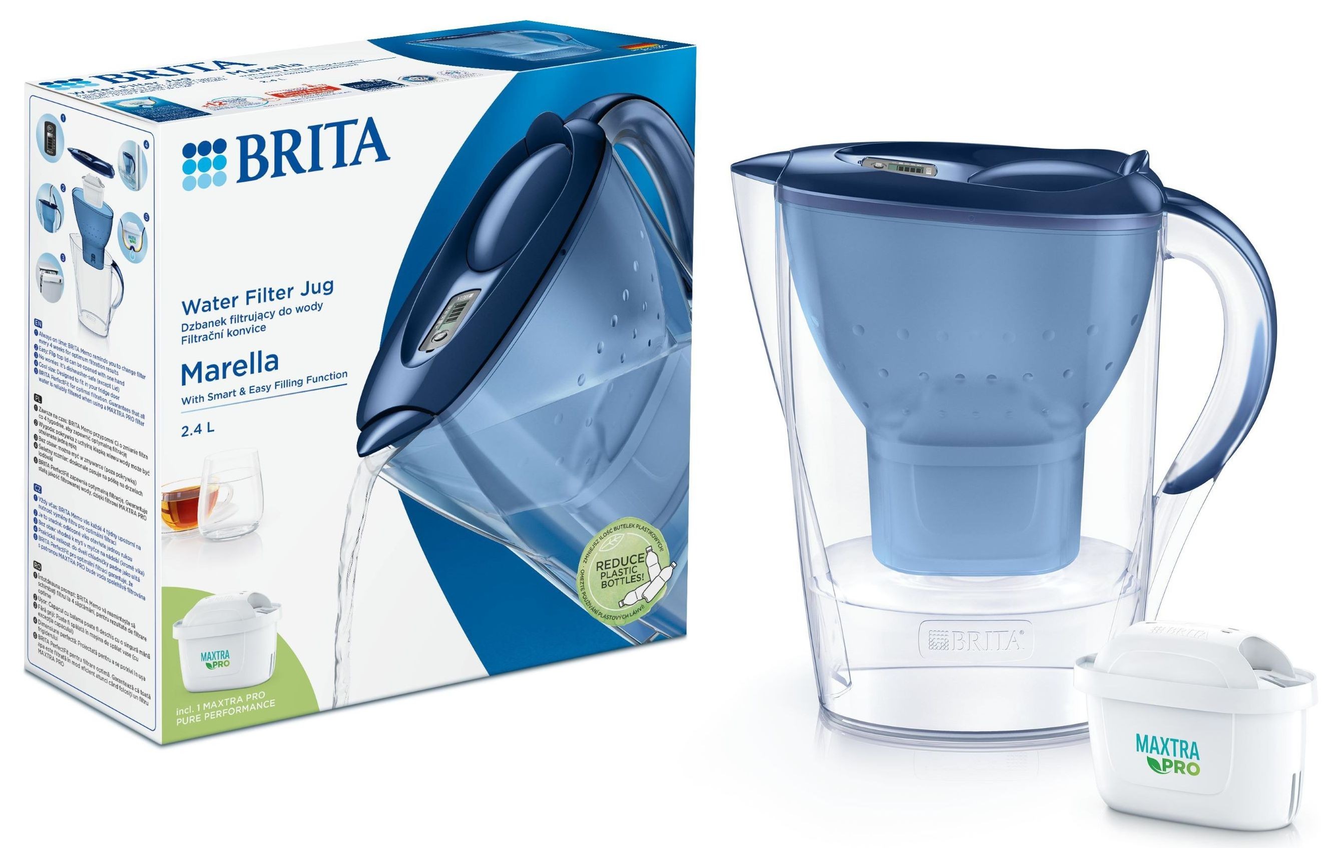 Фільтр для води Brita Marella Memo MXPro 2.4л (1052799) відгуки - зображення 5