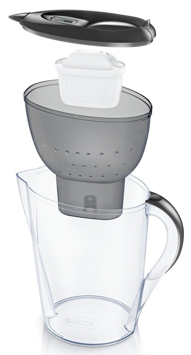 Фільтр для води Brita Marella Memo MXPro 2.4л + 3 картриджа (1052796) ціна 1379 грн - фотографія 2