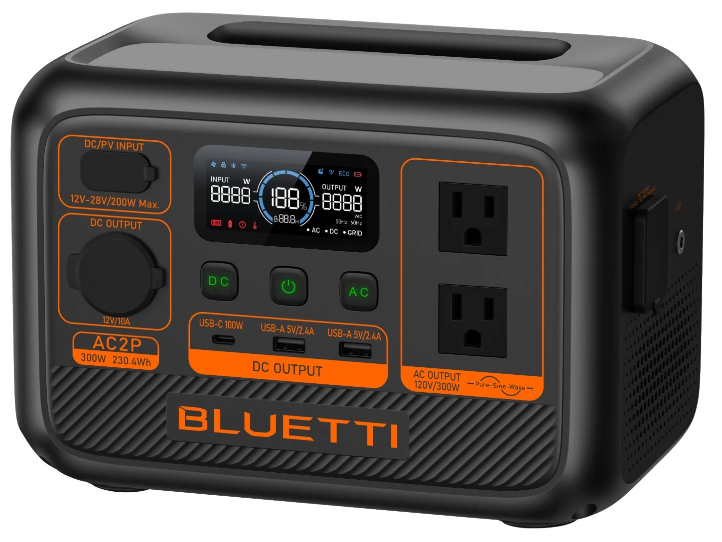 Портативная зарядная станция Bluetti AC2P инструкция - изображение 6