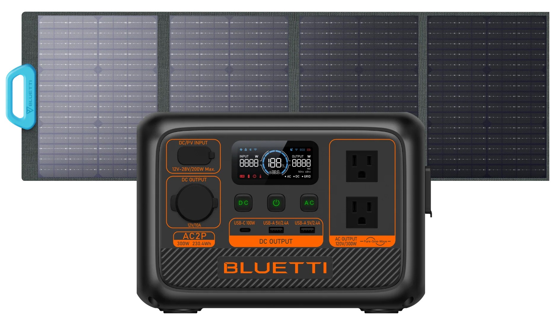 Портативная зарядная станция Bluetti AC2P характеристики - фотография 7