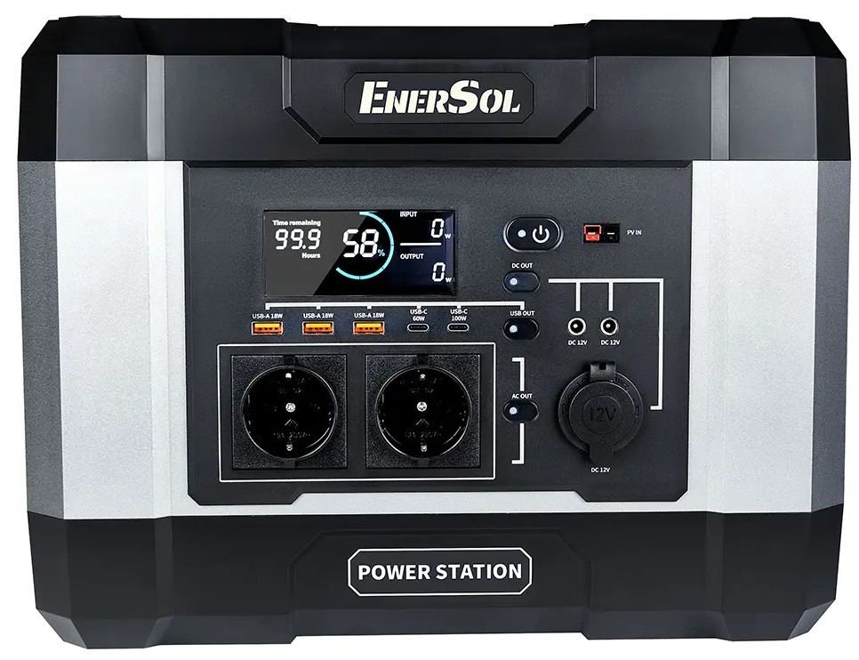 Инструкция портативная зарядная станция EnerSol EPB-1000NF