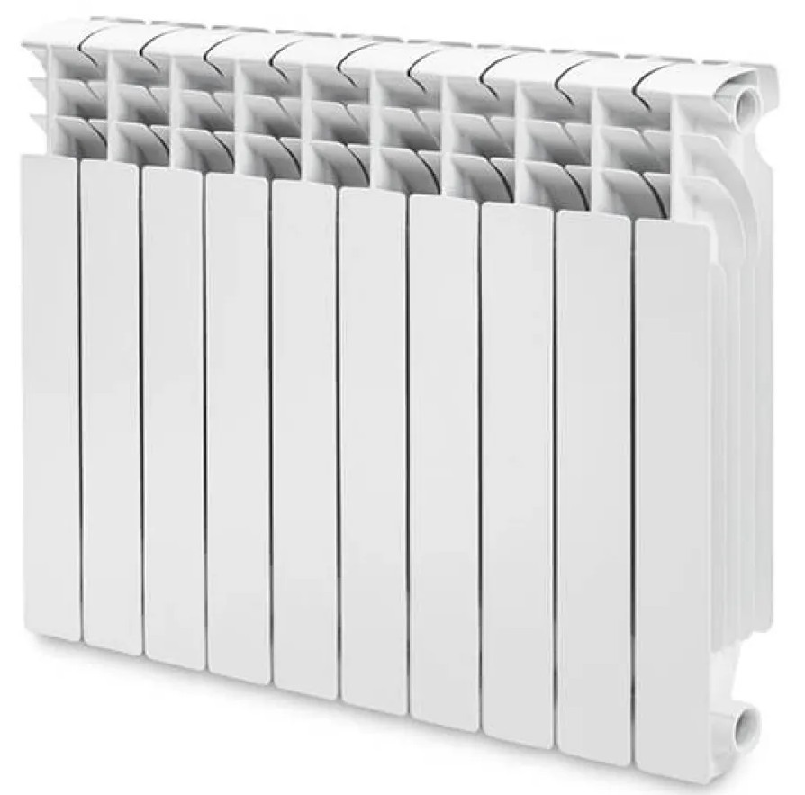 Радиатор для отопления Mirado 96/500, мат. алюминий (10 секций) цена 4838 грн - фотография 2