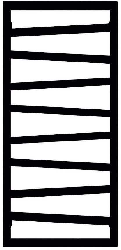 Рушникосушка Terma Zigzag 1070x500 (WGZIG107050K9M5SX) в інтернет-магазині, головне фото