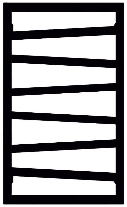 Полотенцесушитель Terma Zigzag 835x500 (WGZIG083050K9M5SX)