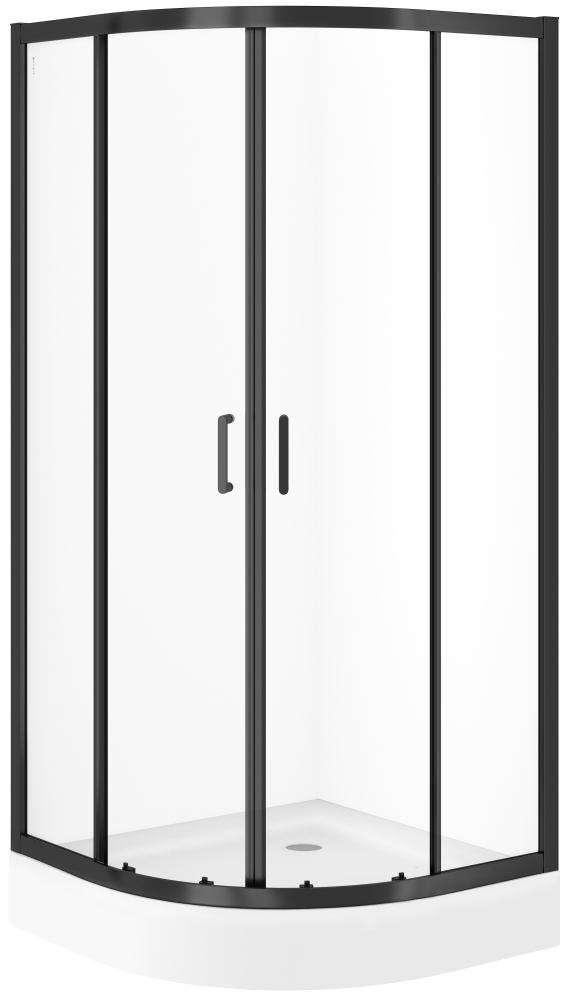 Cersanit ZIP 90x90x190 чорна (S163-008)