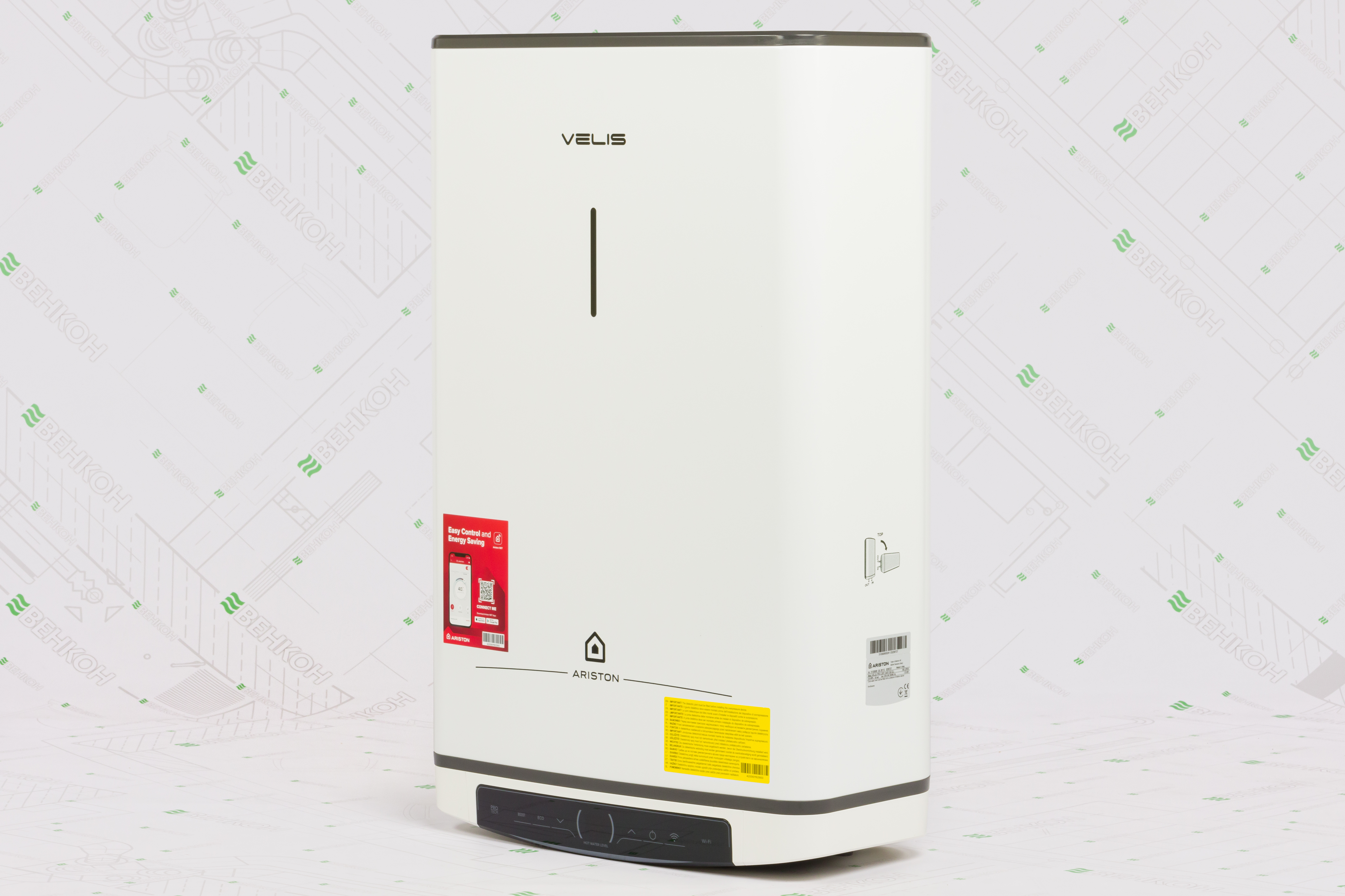 Бойлер Ariston VELIS PRO DRY WIFI 50 EU (3100908) цена 21499 грн - фотография 2