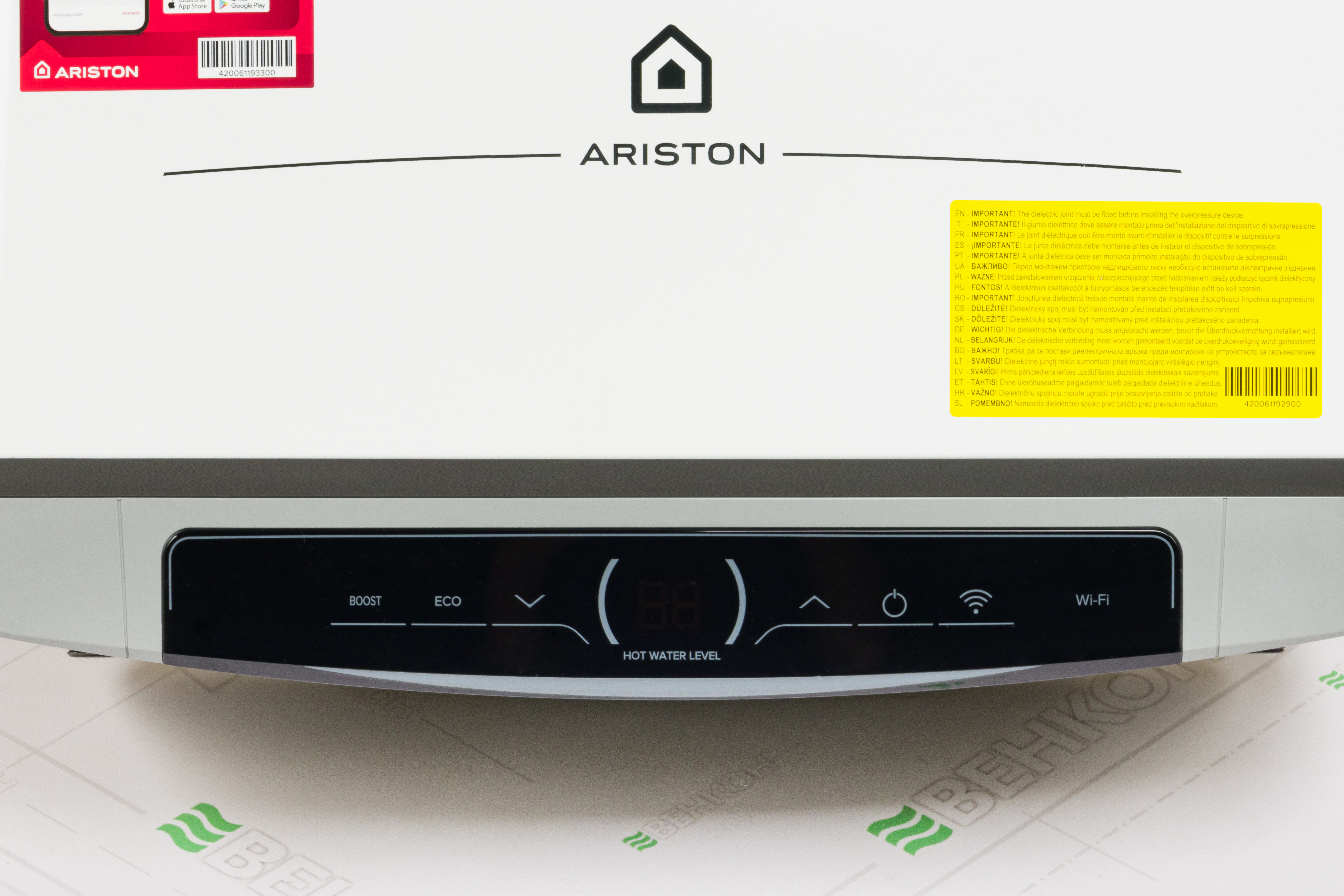 в продажу Водонагрівач Ariston VELIS DUNE WIFI 80 EU (4018001) - фото 3