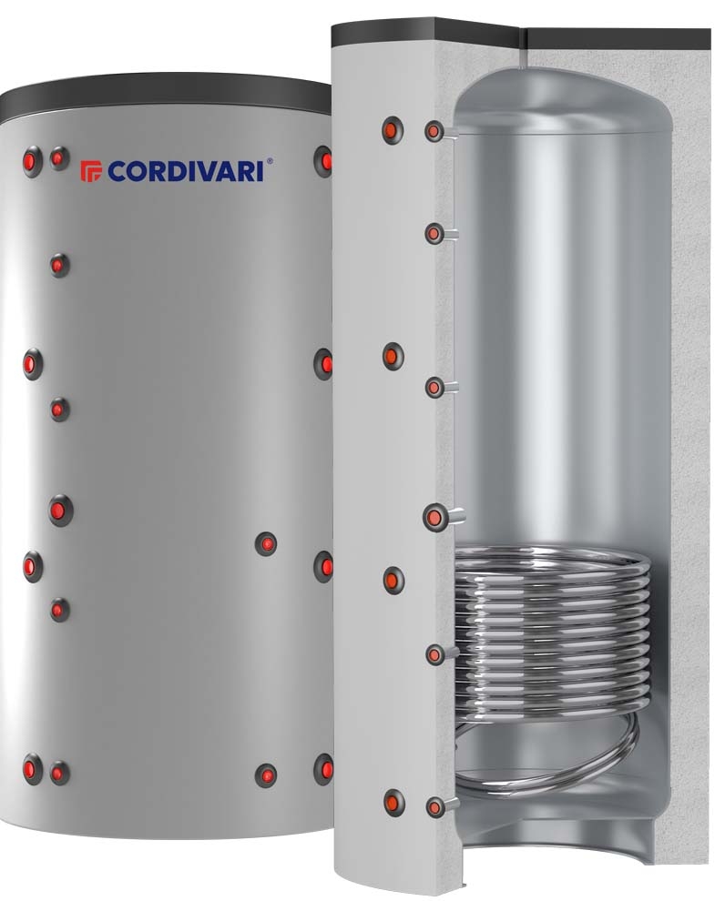 Теплоакумулятор Cordivari Puffer 1 VB 300 л (3251162312201) в інтернет-магазині, головне фото