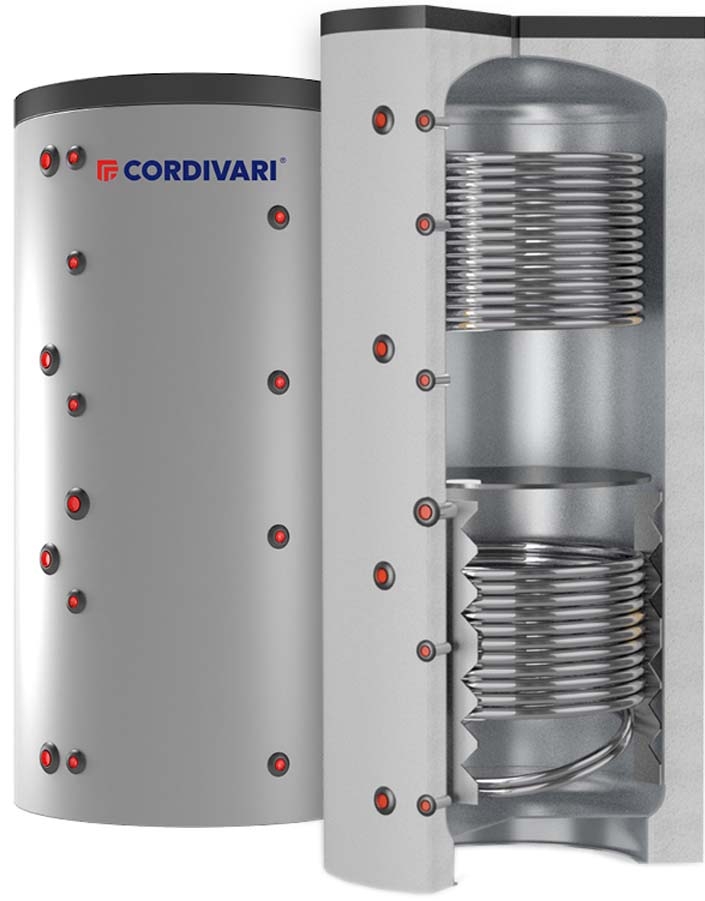 Теплоакумулятор Cordivari Puffer 2 VB 500 л (3251162312703) в інтернет-магазині, головне фото