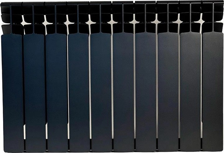 Радіатор для опалення Mirado 96/500 (12 секцій) graphite в інтернет-магазині, головне фото