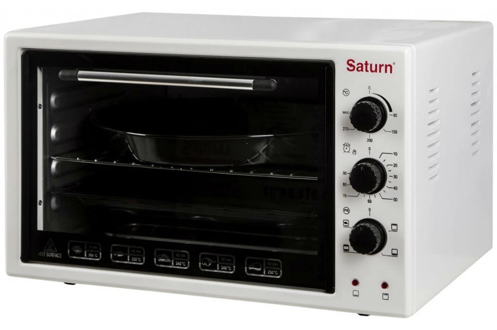 Електрична піч Saturn ST-EC3802 White ціна 2839 грн - фотографія 2