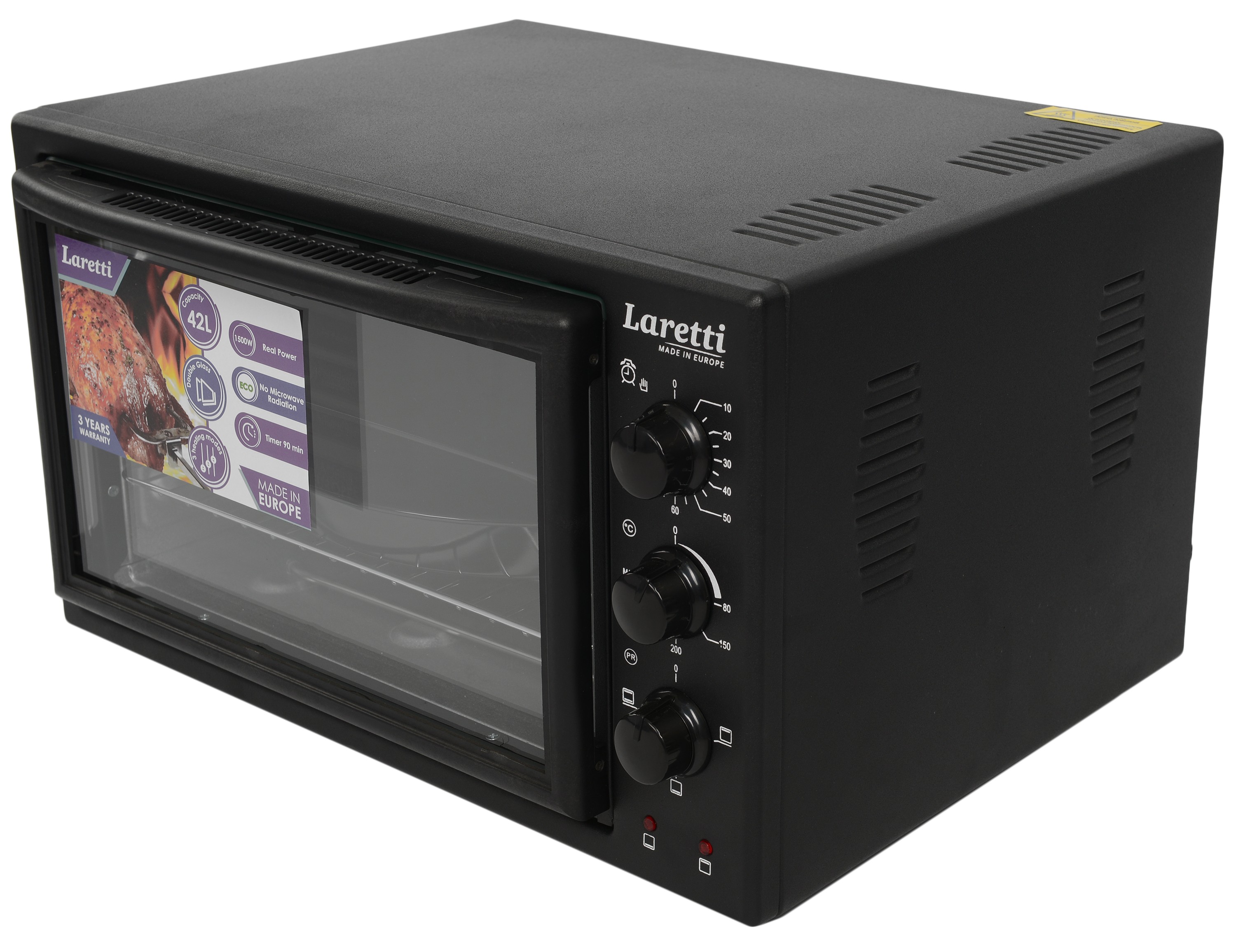 Електрична піч Laretti LR-EC3803 Black відгуки - зображення 5