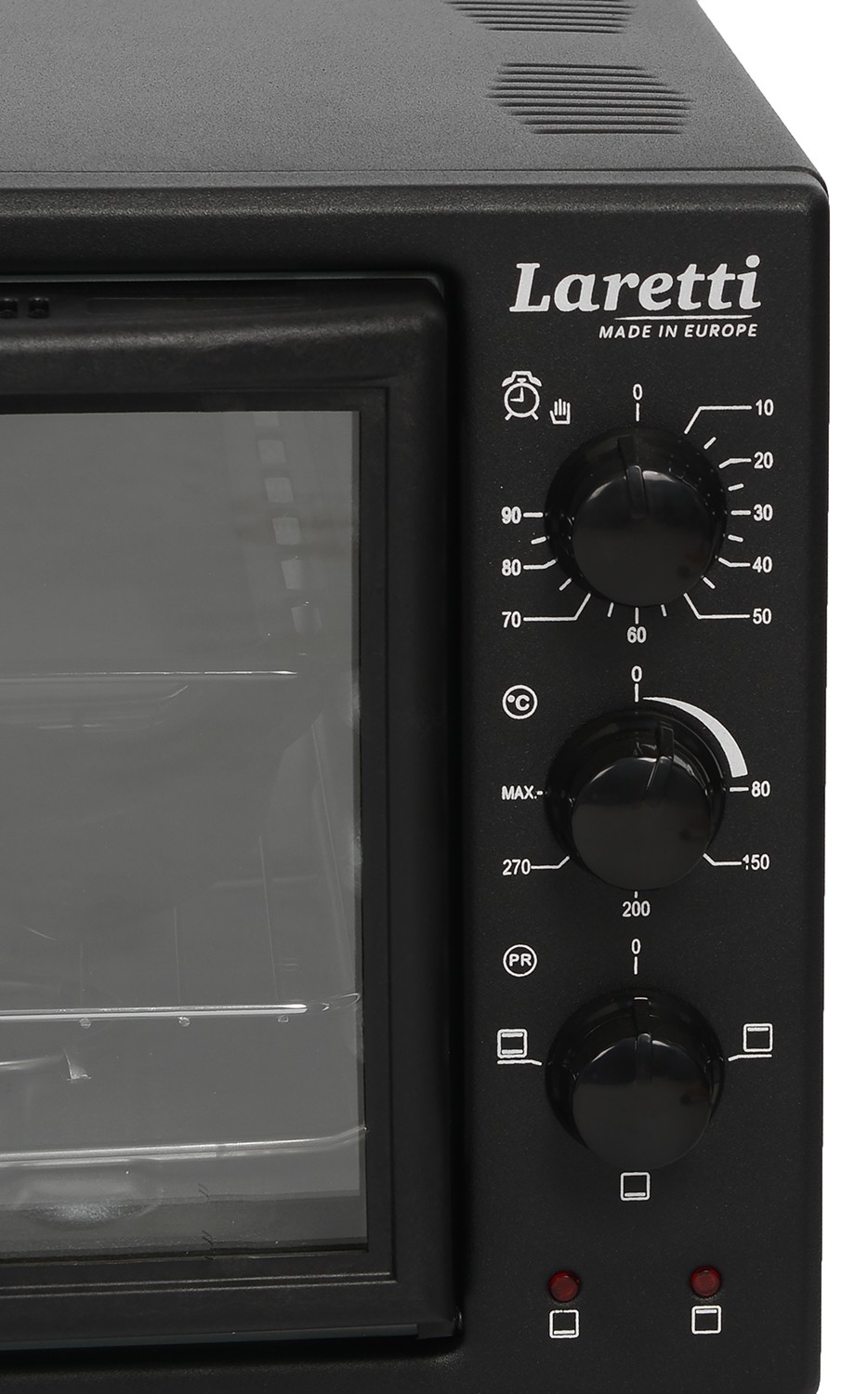 Електрична піч Laretti LR-EC3803 Black зовнішній вигляд - фото 9