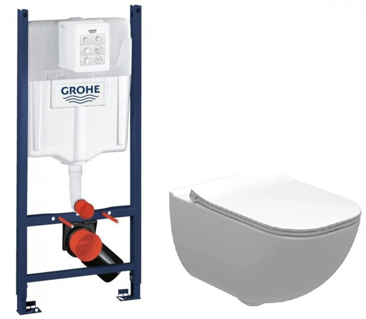 Grohe Rapid SL (UA388400WG) + Roca Alegra Rimless (A34H139000)