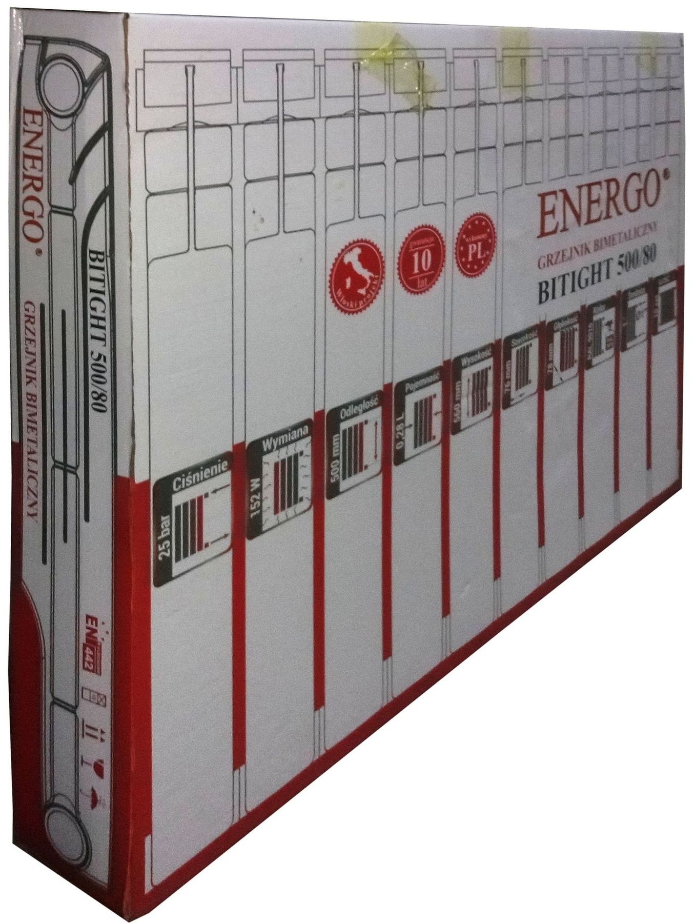Радиатор для отопления Energo BITIGHT 500/80 (кратно 10) 000016866 инструкция - изображение 6