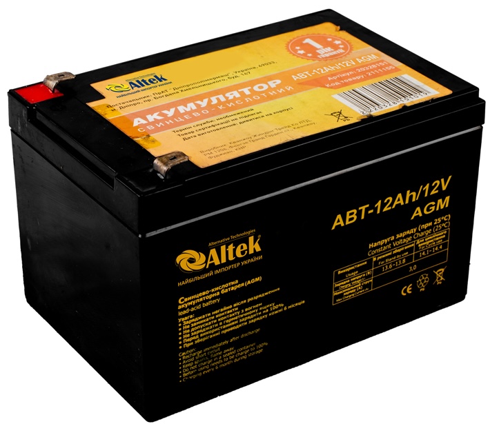 Altek ABT-12Ah/12V AGM