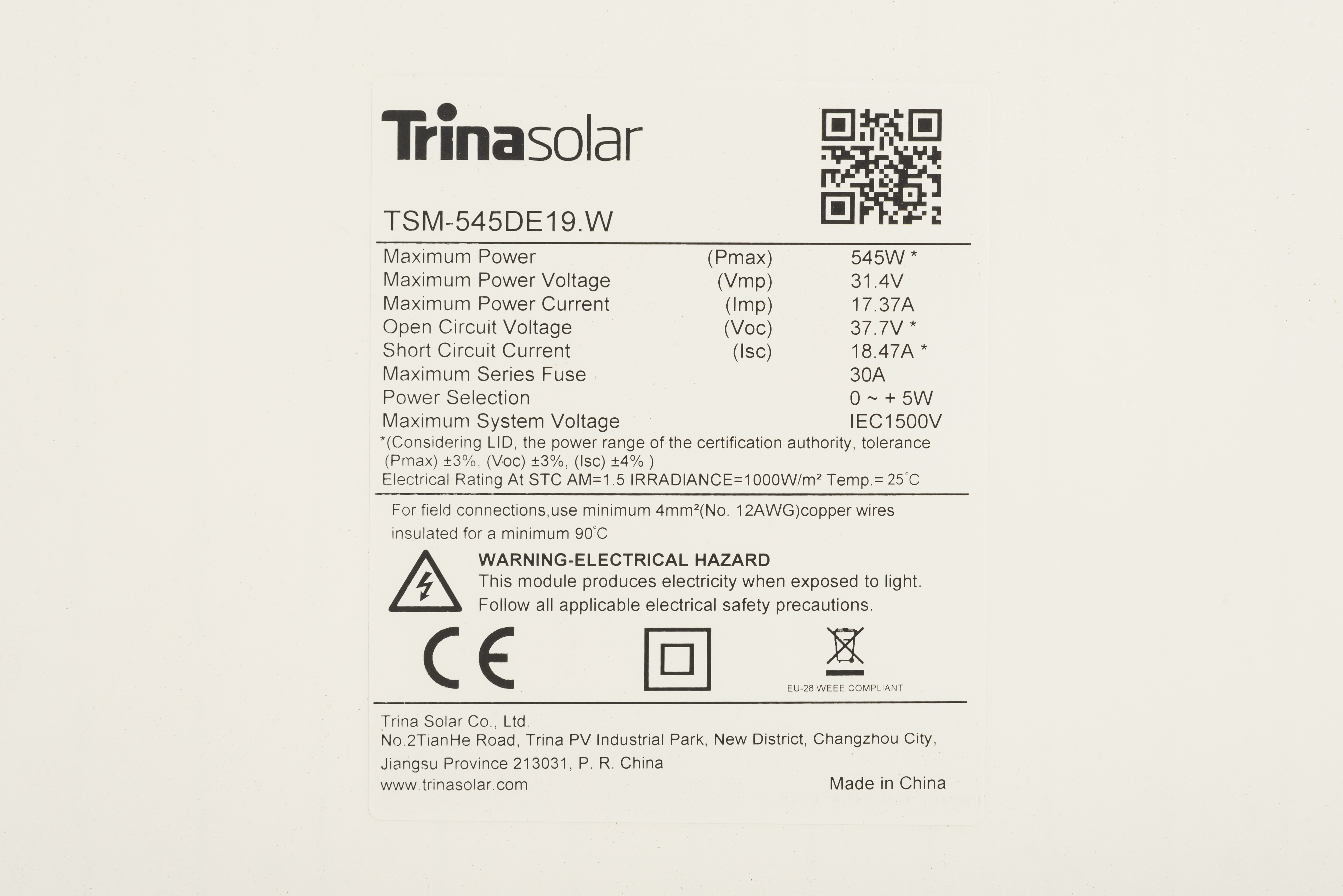 Сонячна панель Trina Vertex 545W Mono (TSM-DE19.W) відгуки - зображення 5