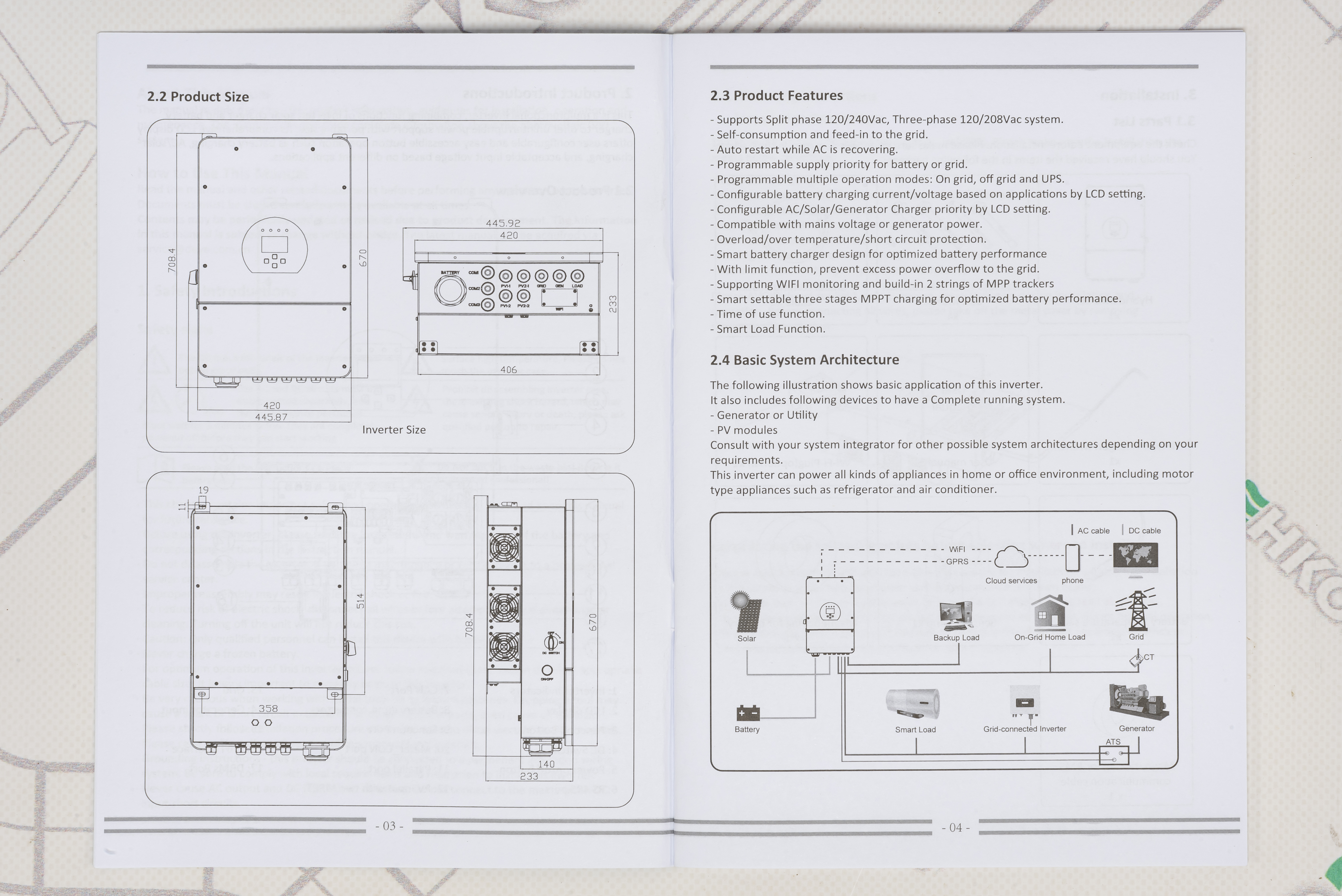 товар Deye SUN-8KSG01LP1-EU Wi-Fi - фото 13