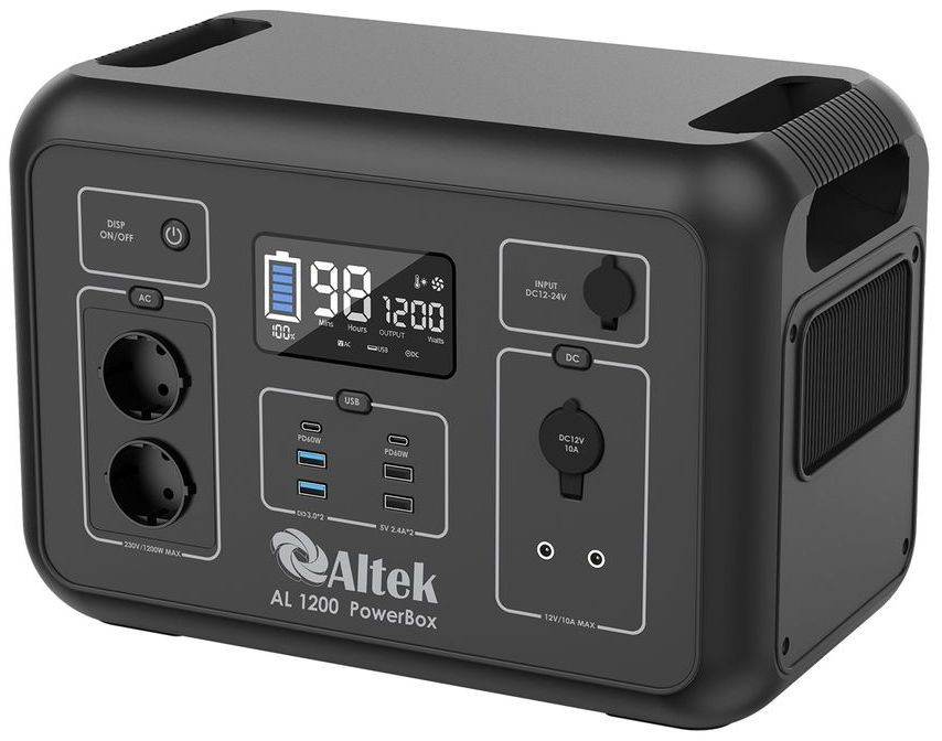 Портативная зарядная станция Altek AL 1200 PowerBox цена 38587 грн - фотография 2