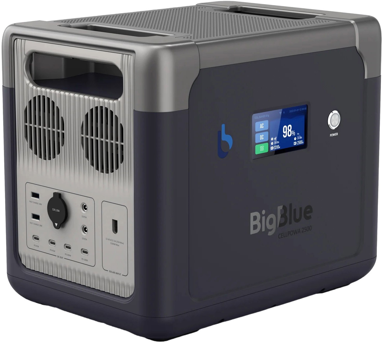 Портативная зарядная станция BigBlue CP 2500