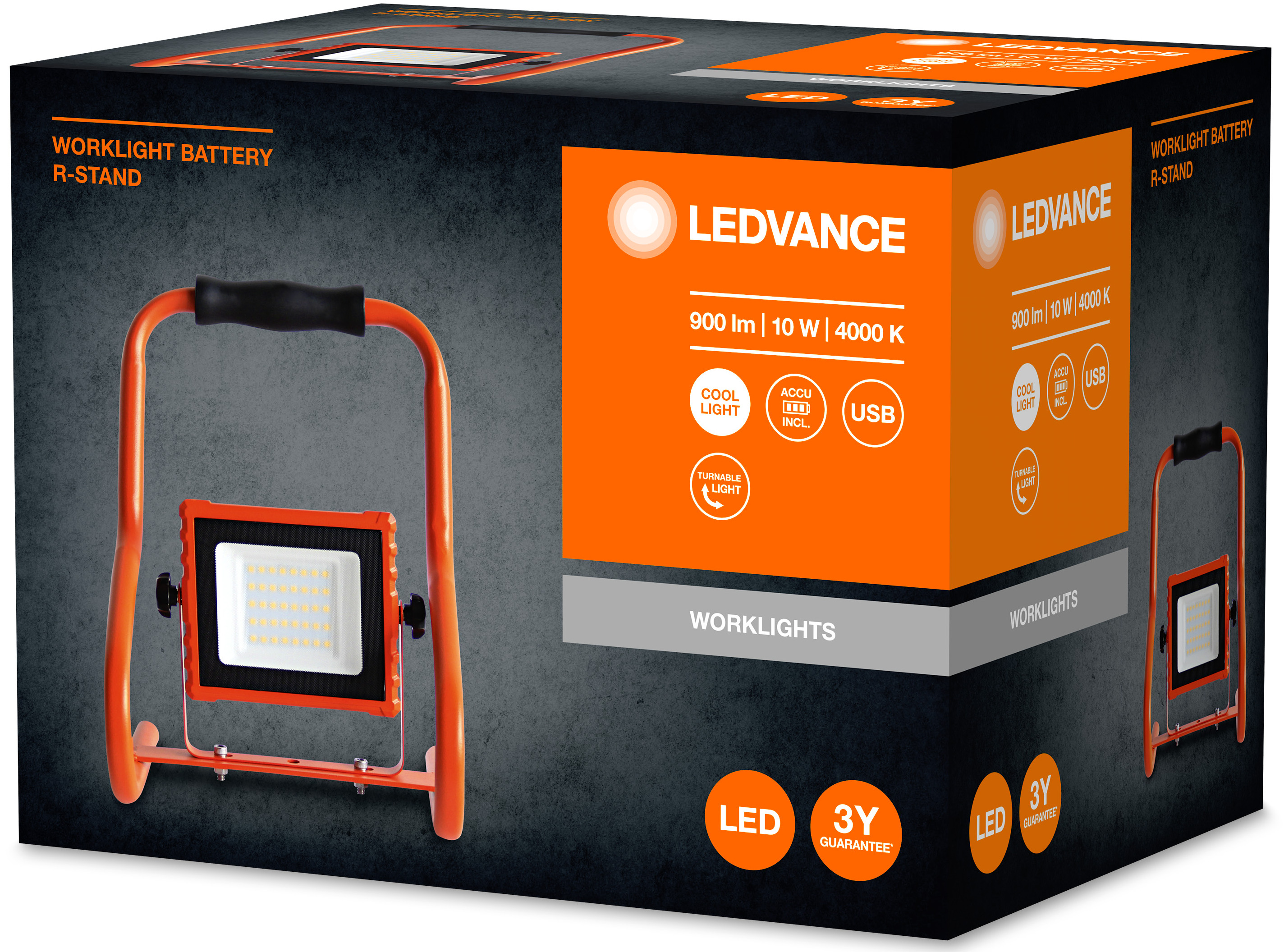 Прожектор Ledvance LED Worklight Battery R-Stand 10W 4000K (4058075576476) відгуки - зображення 5