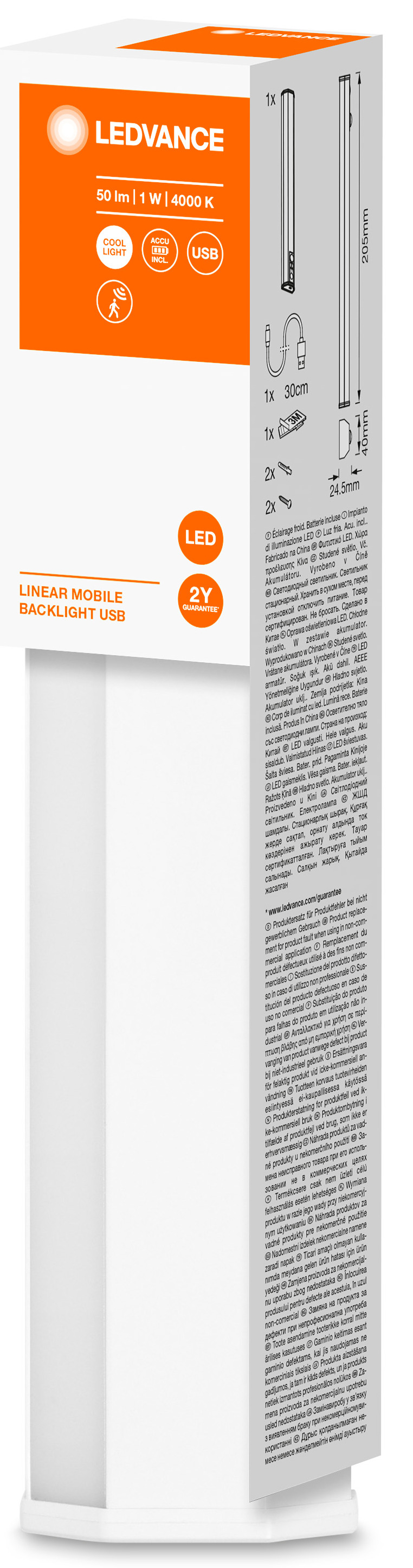 Светильник Ledvance Mobile Bl 200мм Sen Usb Wt (4058075610484) инструкция - изображение 6