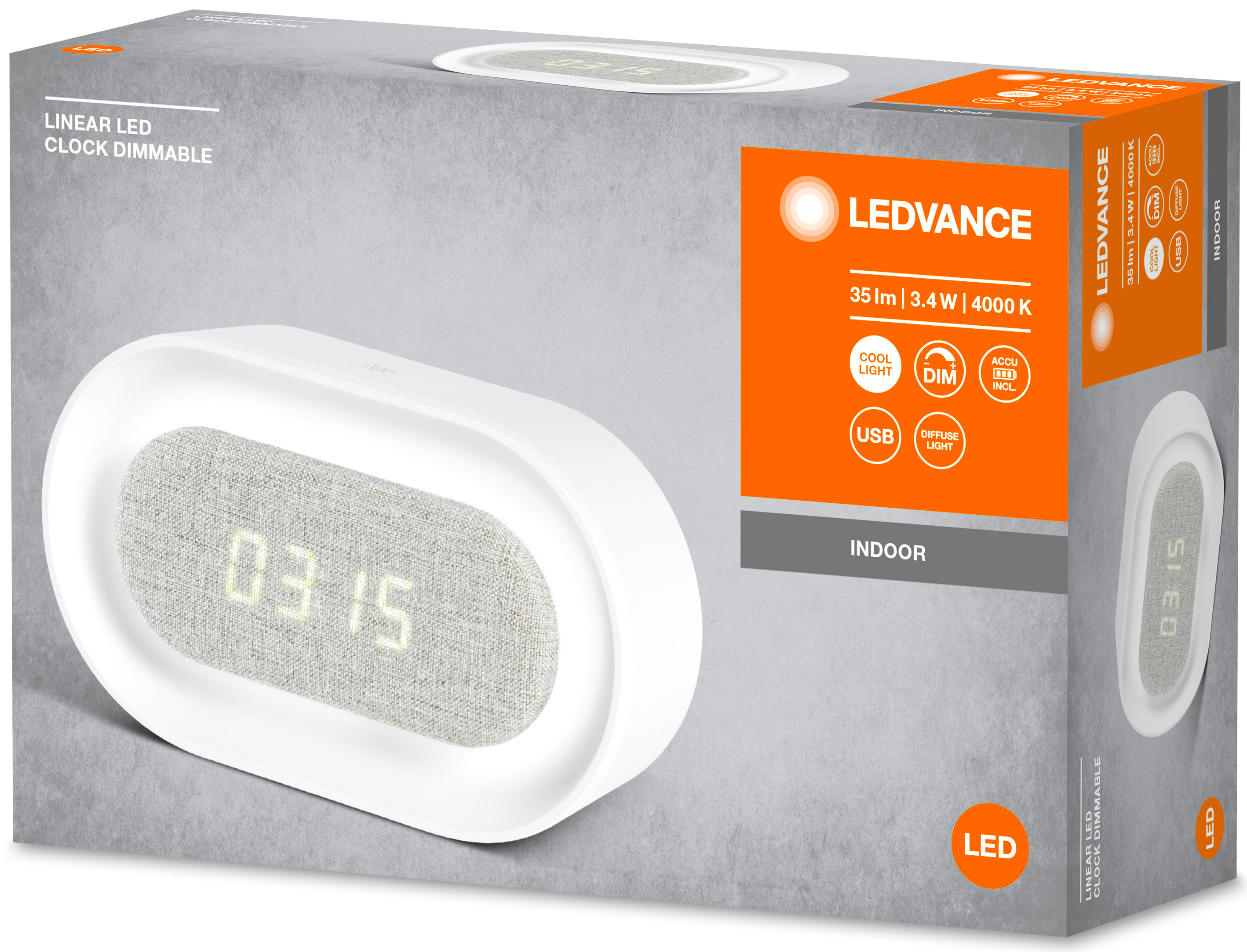 Світлодіодний годинник Ledvance Ledvance Linear Led Clock Dim Usb (4058075747906) інструкція - зображення 6