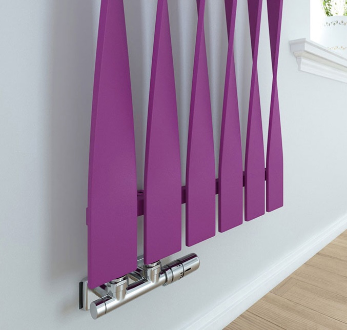 Дизайн-радиатор Terma Cyklon Vertical 1900x495 Purple цена 51226 грн - фотография 2