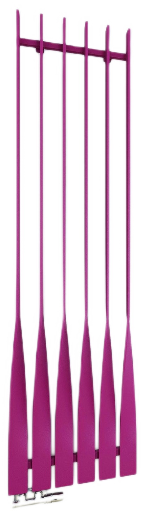 Дизайн-радіатор Terma Cyklon Vertical 1900x495 Purple