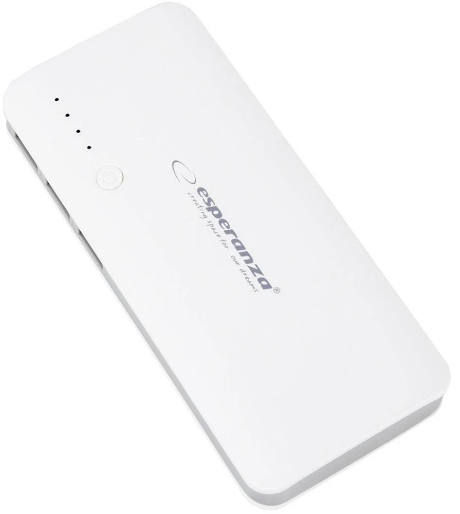 Повербанк Esperanza 8000 mAh White/Grey (EMP106WE) ціна 399 грн - фотографія 2