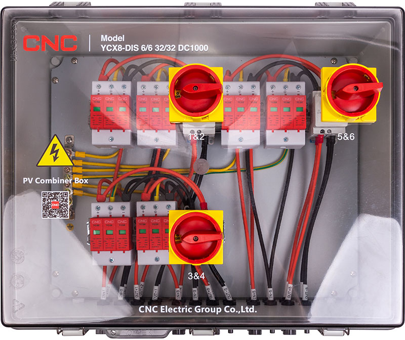 Панель відключення CNC 6in-6out YCX8-DIS 6/6 32/32 DC1000 в інтернет-магазині, головне фото