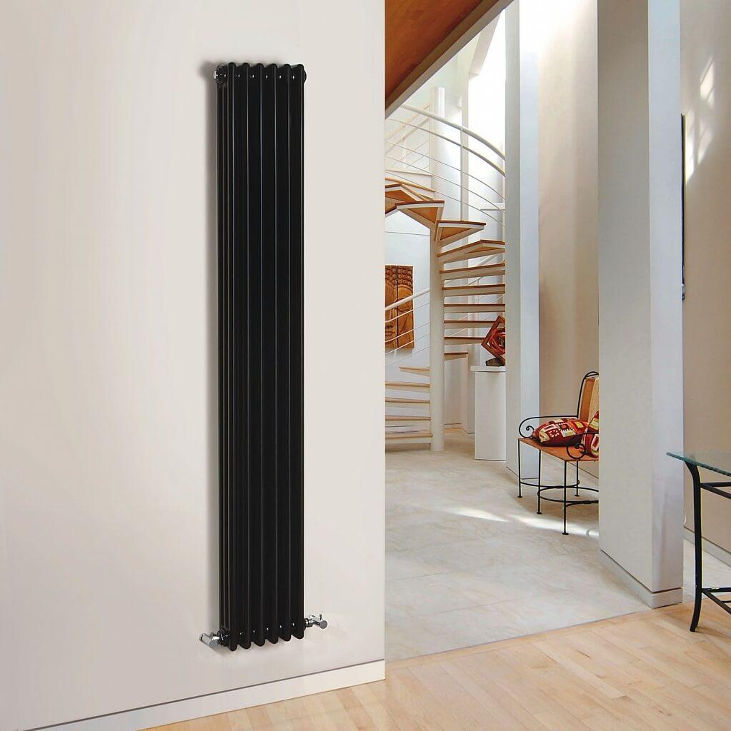 Радиатор для отопления Zehnder Charleston 3 1800x368 мм черный цена 60590 грн - фотография 2