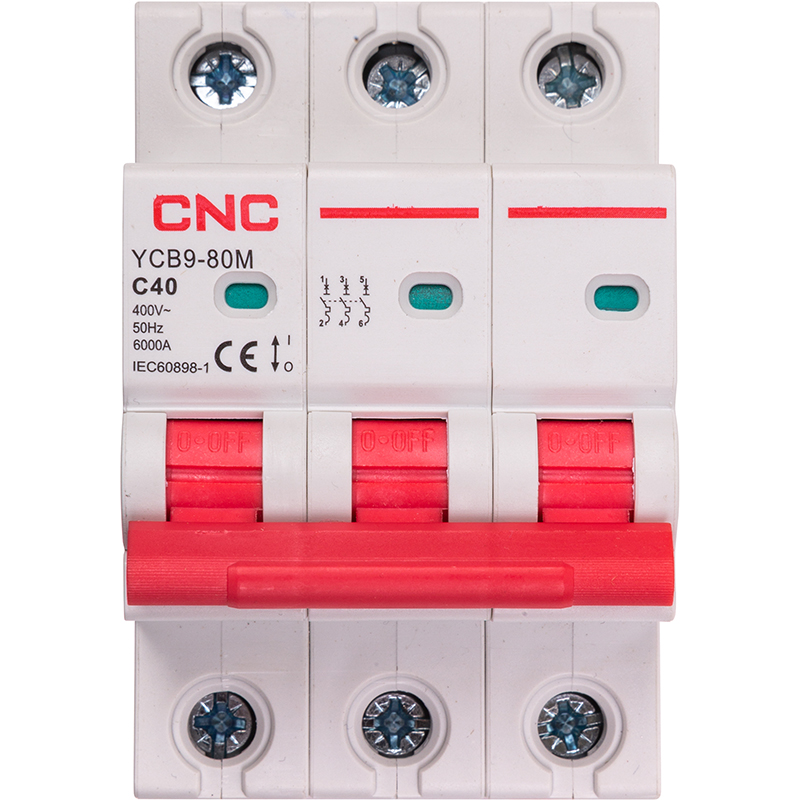 Автоматичний вимикач CNC YCB9-80M 3P C40 6ka (NV821563) в інтернет-магазині, головне фото