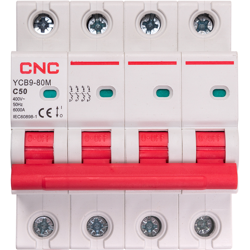 Автоматический выключатель CNC YCB9-80M 4P C50 6ka (NV821648) в интернет-магазине, главное фото