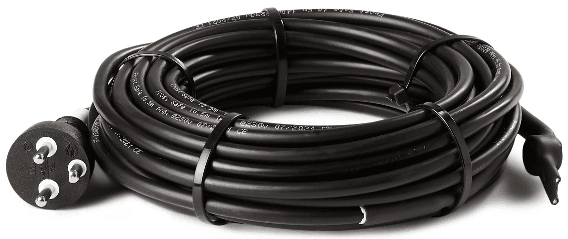 Нагрівальний кабель для жолоба Heatcom Frost Pipe 1700W 106,7m Schuko