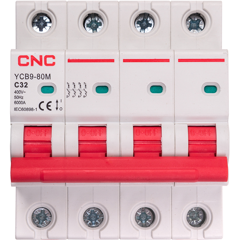 Автоматический выключатель CNC YCB9-80M 4P C32 6ka (NV821624) в интернет-магазине, главное фото
