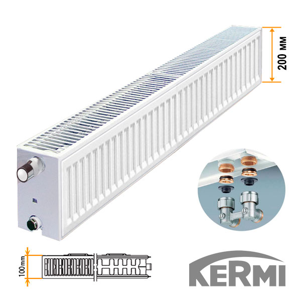 продаємо Kermi FTV 22 тип 200x1600 нижнє підключення в Україні - фото 4