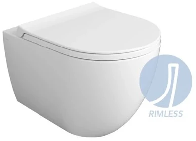 Унітаз підвісний Simas Vignoni XS Rimless Glossy White VI28-F85-VI006XS в інтернет-магазині, головне фото