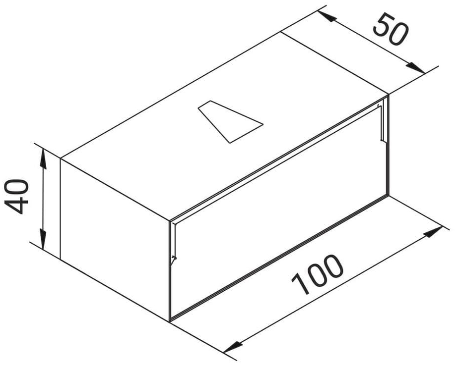 DiMARCO Moretta (DM06C005WT) 100 см Габаритні розміри