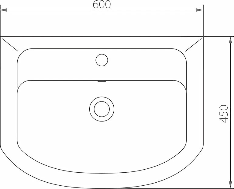 RJ Soft-B RJFU044-0160WHSET(RJFU044-0160WH + 101960UA) Габаритні розміри