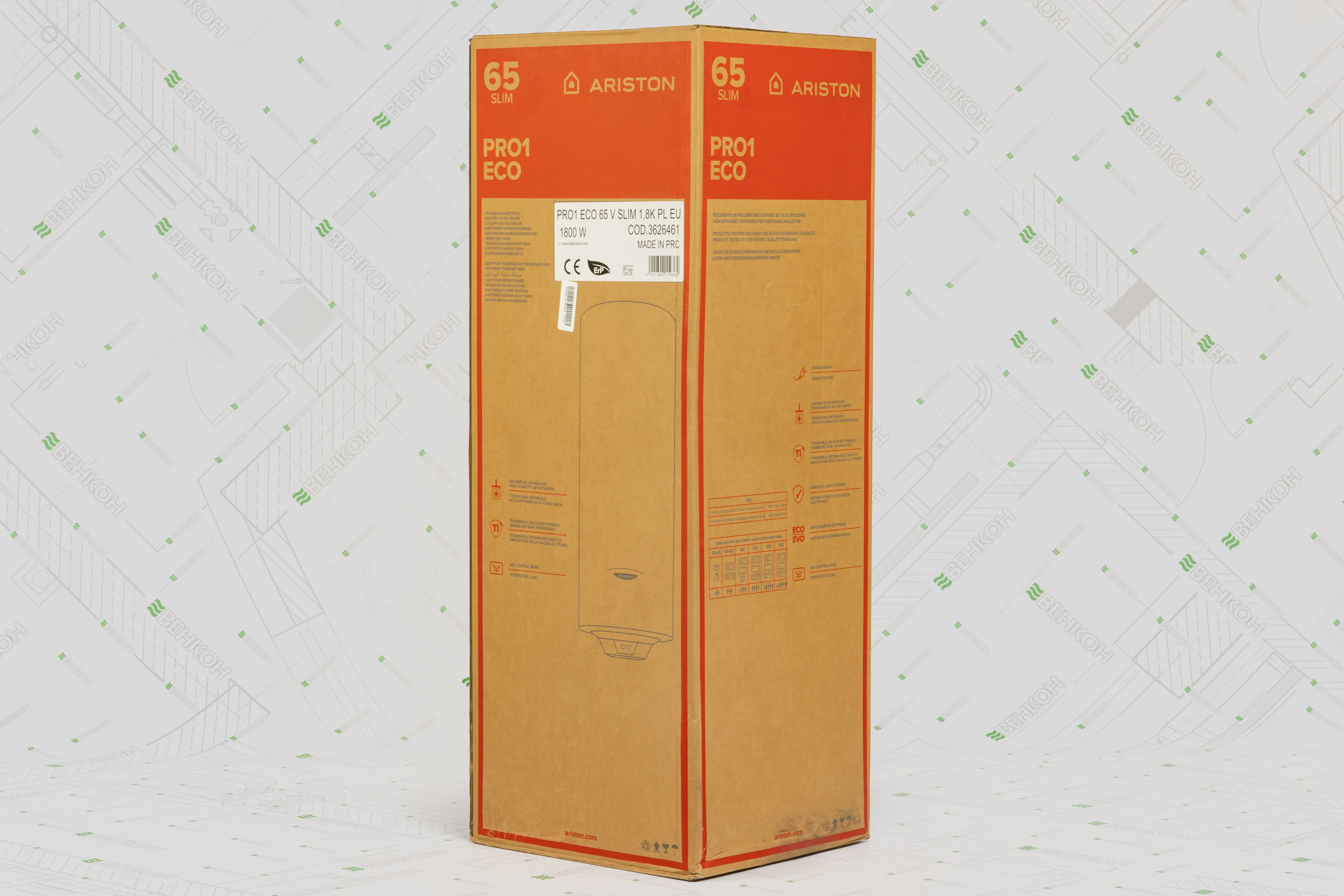 товар Ariston PRO1 ECO 65 V SLIM 1,8K PL EU (3626461) - фото 13