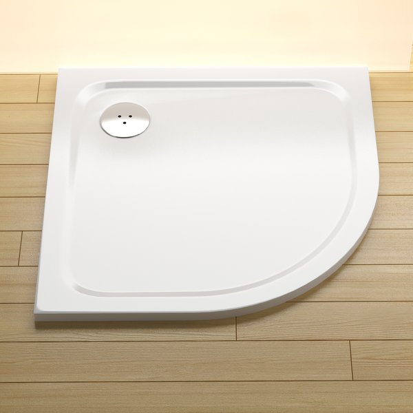 Піддон для душової кабіни Ravak Elipso Pro-90 Chrome Білий (XA247701010) ціна 8235 грн - фотографія 2