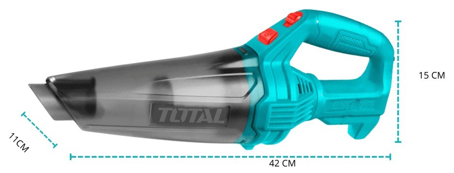 Total Tools TVLI2026 Type-C Габаритні розміри