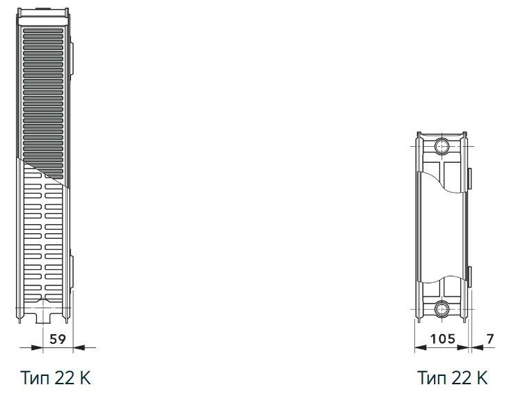 в продаже Радиатор для отопления Vogel&Noot Profil Ventil 22 тип 300x3000 нижнее подключение - фото 3