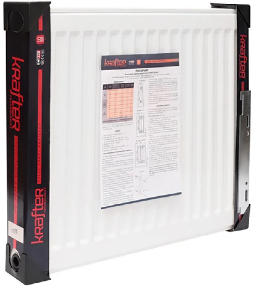 Радиатор для отопления Krafter S22 300x700 боковое подключение инструкция - изображение 6