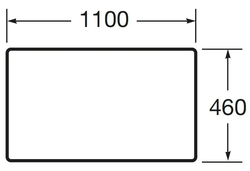 Roca Victoria Basic A857507806 Габаритні розміри